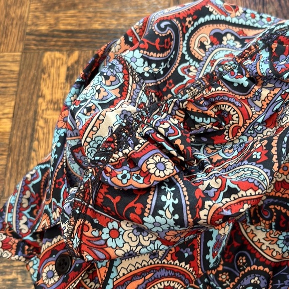 Regina Porter Vintage Floral Button-up Blouse - Picture 5 of 6